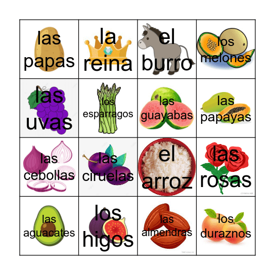 Esperanza Loteria Bingo Card