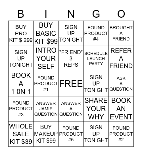 DIVA Bingo Card