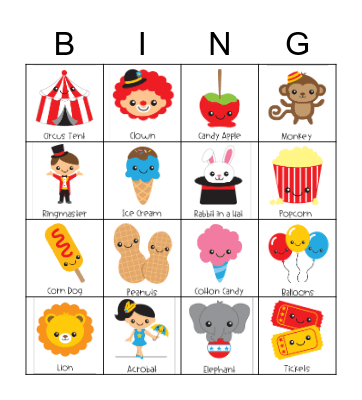 Fine Arts Faire Bingo! Bingo Card