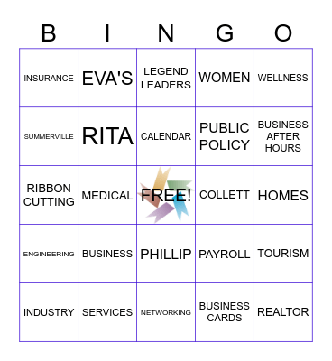 CHAMBER BINGO Card