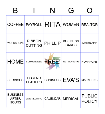CHAMBER BINGO Card