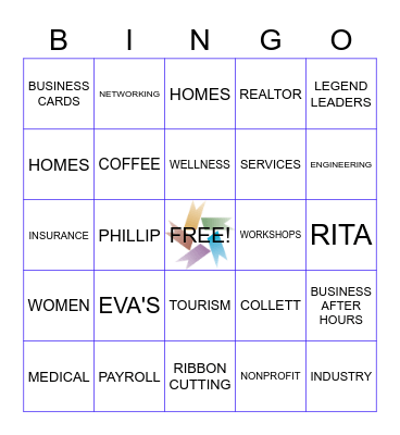 CHAMBER BINGO Card