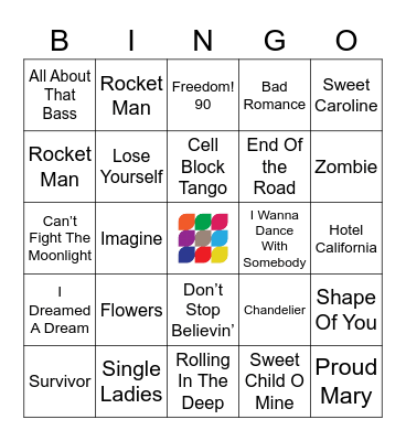 Eclectic Pop Odyssey Bingo Card