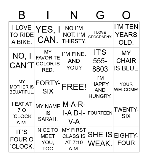 KEEP UP/TURNING POINT BINGO Card