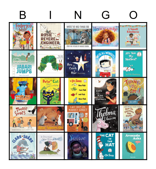 Library Bingo Card