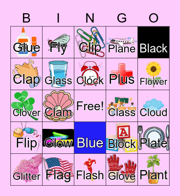 L Blend Bingo!!! Bingo Card