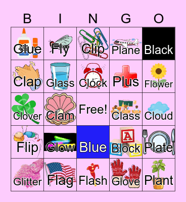 L Blend Bingo!!! Bingo Card