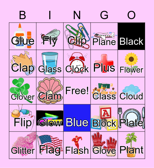 L Blend Bingo!!! Bingo Card