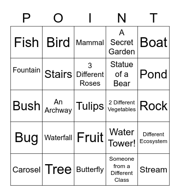 Thanksgiving Bingo Card