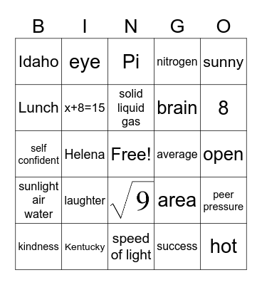 Passport To Fun Bingo Card
