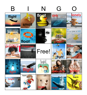 1st Grade Module 4 Bingo Card