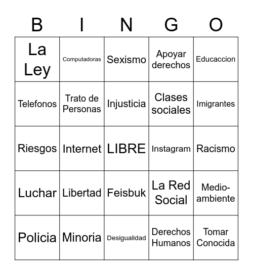 Derechos de privacidad bingo