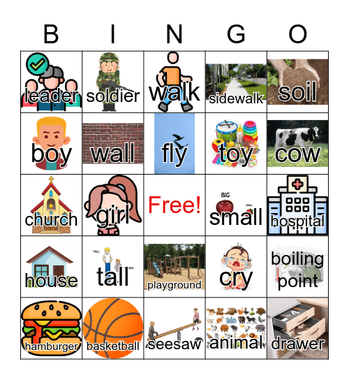 [豐田] Review Phonic 5 Bingo Card
