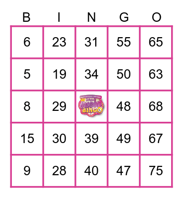 fabric - Drag Bingo 2023 Bingo Card