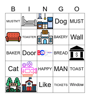 MUST AND MUSTNT Bingo Card