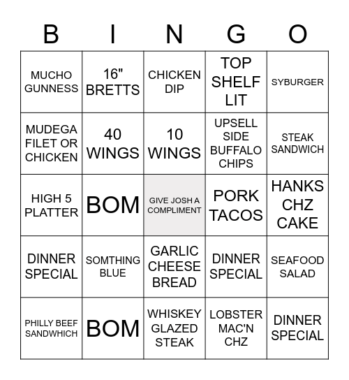 TO GO SYBINGO Card