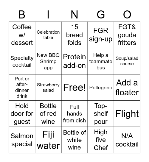 SCK-V Bingo Card