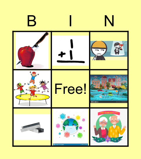 Spelling Bingo Card