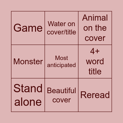 #camp seasonathon Bingo Card