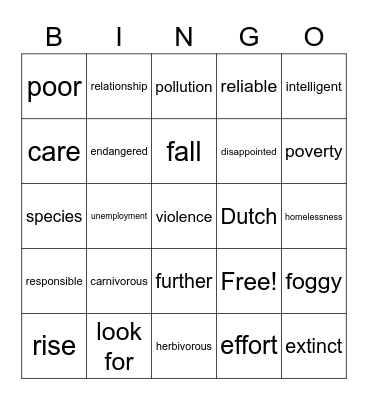 Gateway A2 (Units 7-8 part 2) Bingo Card