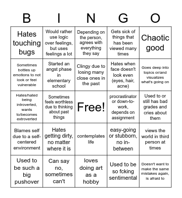 Are you related to me? Bingo Card