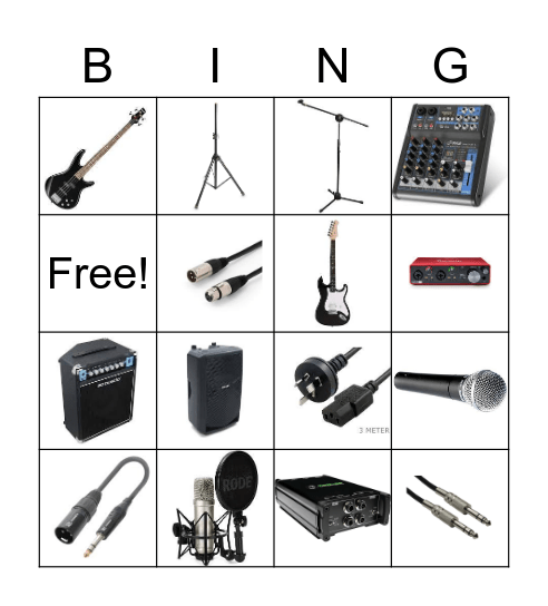 Setting up a PA Bingo Card