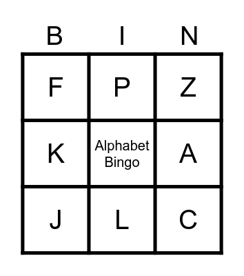 Bi Bingo Card