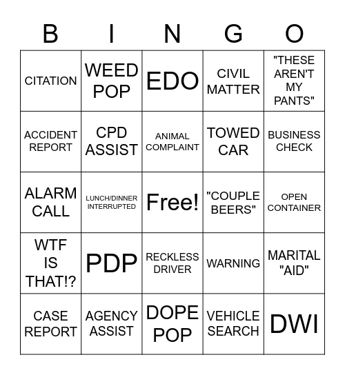 LEO BINGO Card