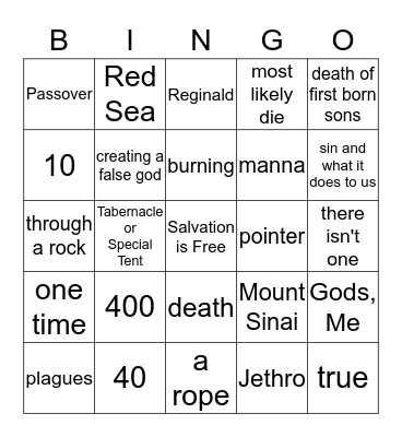 Volume 2 review card 2 Bingo Card