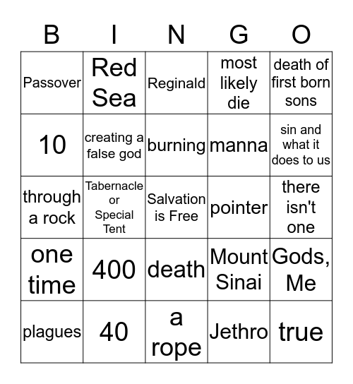 Volume 2 review card 2 Bingo Card