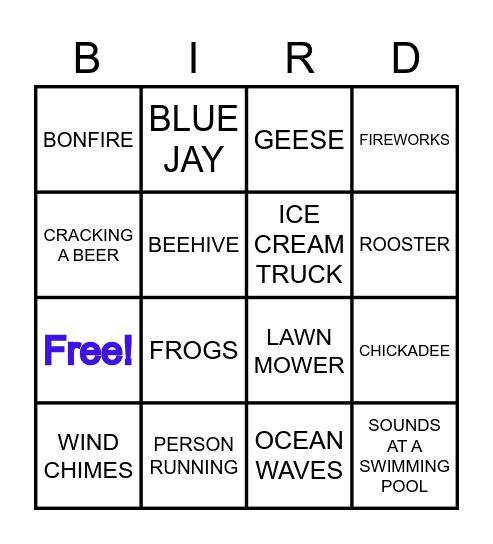 SPRING BINGO Card