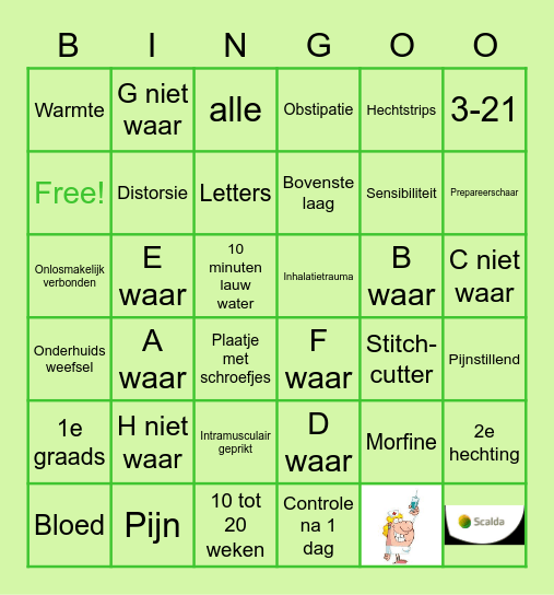 Bingo thk 1.7 Theorie Bingo Card