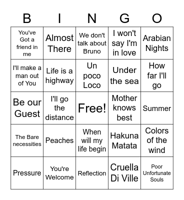 End of the School year bingo Card