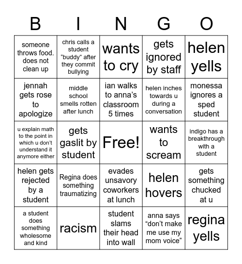 happy tuesday Bingo Card