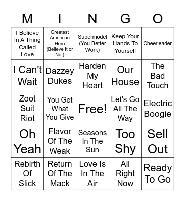 ONEderland 2 Bingo Card