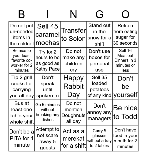 Dingo Bingo