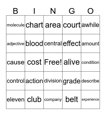 Corbett's Sight Words 1/22/16 Bingo Card