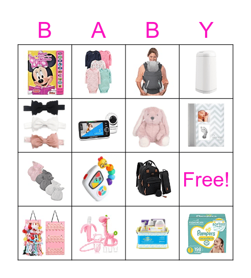 BABY SHOWER Bingo Card