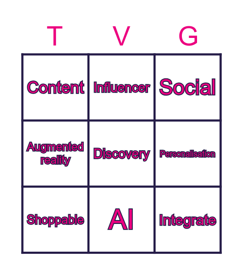 Buzzword Bingo! Bingo Card