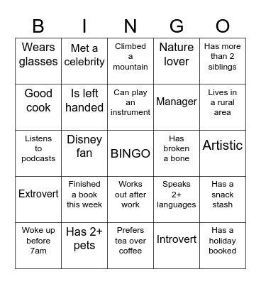 Let's Play Bingo Card