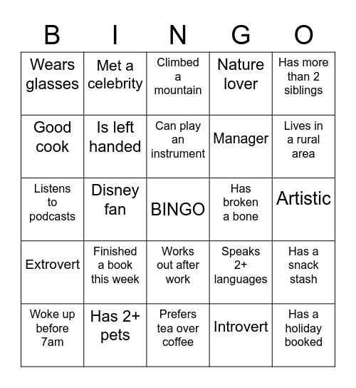 Let's Play Bingo Card