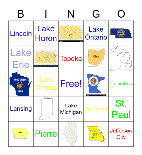 My Midwest Bingo Card