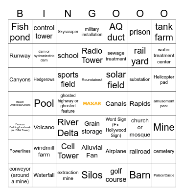 3D Builder Bingo Card