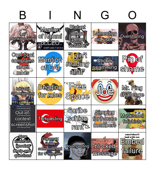 #general-18-plus Ultimate Bingo Card