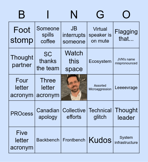 Seemingly Polite but Passive Aggressive Bingo Card