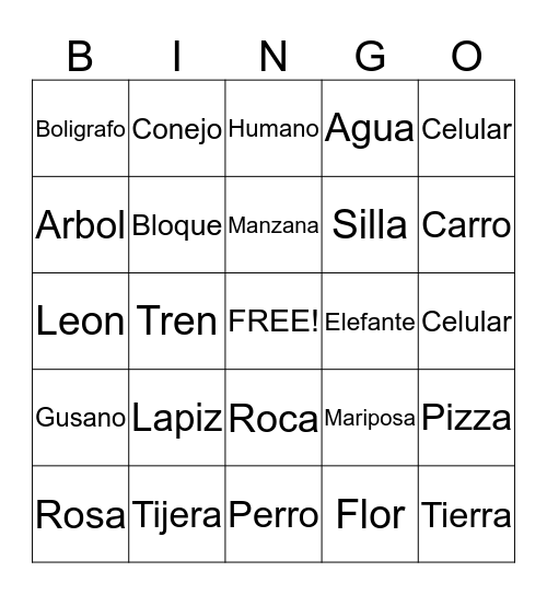 Los seres vivos y la materia no viva Bingo Card