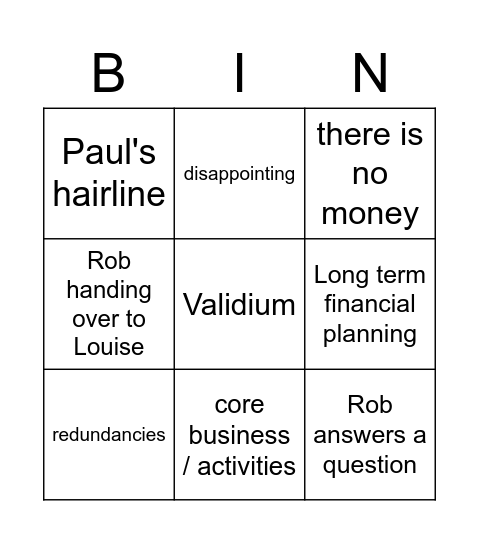 College Huddle Bingo Bonanza Bingo Card