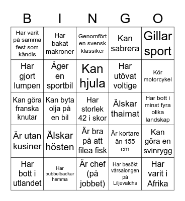 Mingelbingo HR Bingo Card