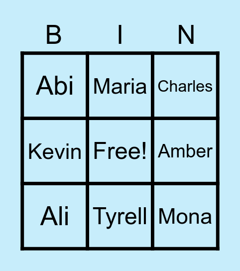 PXT BINGO! Bingo Card