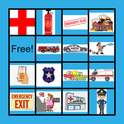 EMERGENCY BINGO Card